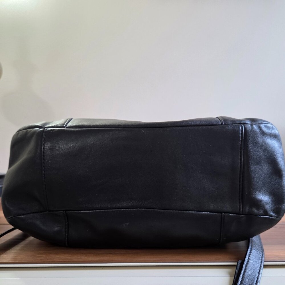 Coach Daisy Mia Black Leather Crossbody Bag Purse - Picture 5 of 16